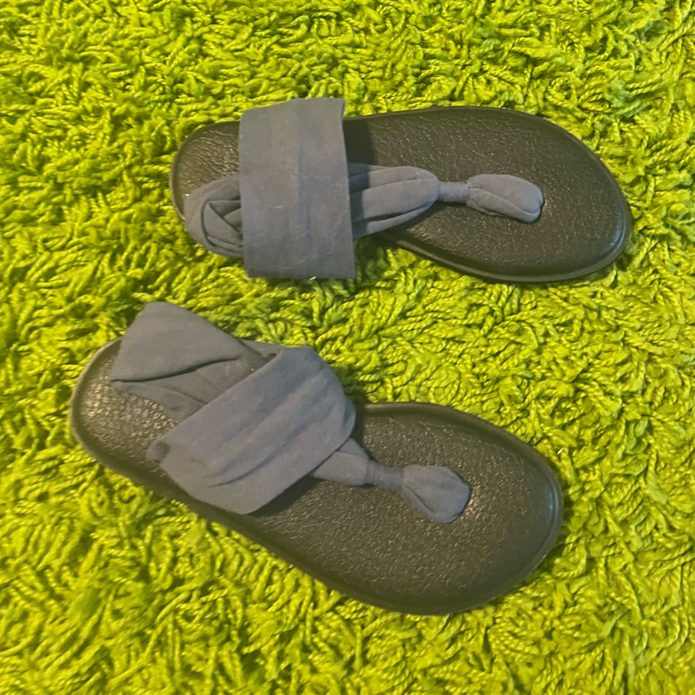 WOMEN'S SANUK YOGA SLING 2 blue sandals size 7 - Picture 2 of 7